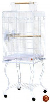 Клітка для середніх птахів GOLDEN CAGE, А80 емаль біла a80-emal-bila фото
