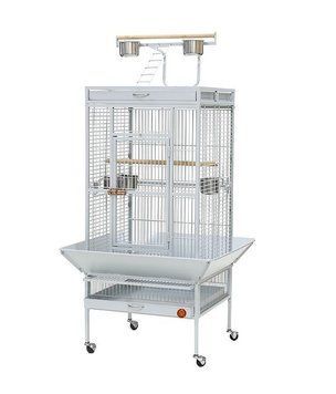 Вольєр для середніх птахів GOLDEN CAGE, HAMMERTONE A10 білий /volier-dlia-serednikh-ptakhiv-golden-cage-hammertone-a10-bilyi/ фото